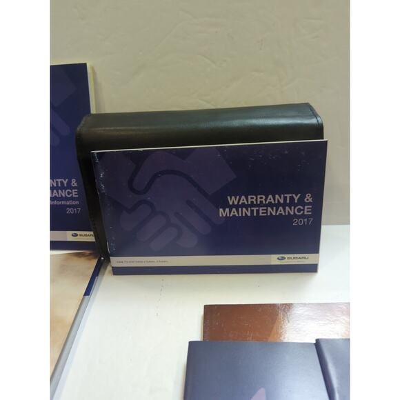 2017 Subaru WRX WRX STI Owners Manual Set with Case W/Starlink Owner's Manual - Picture 3 of 16